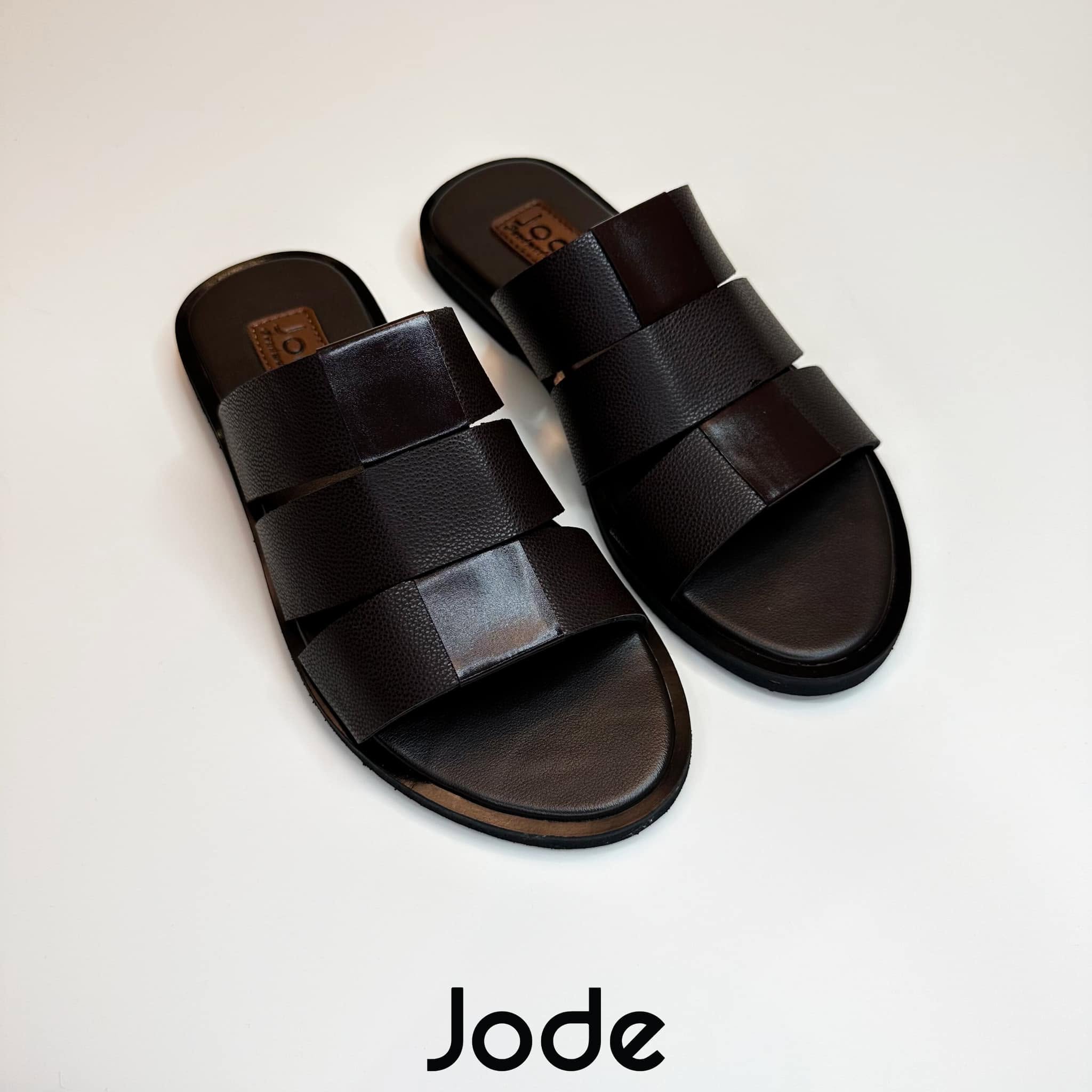 Brown Multi-Strap Slides