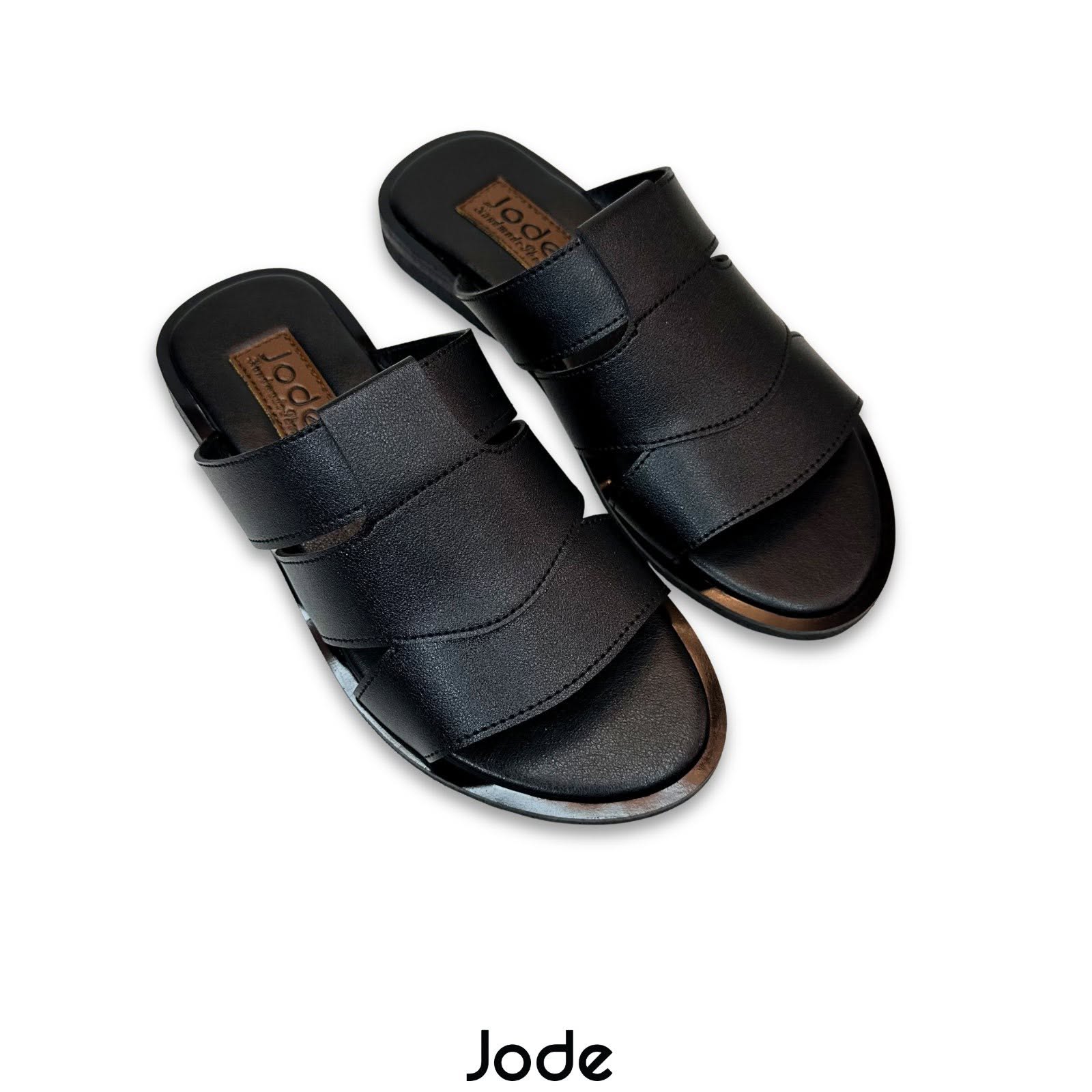 Black plain leather 3 part designer edition