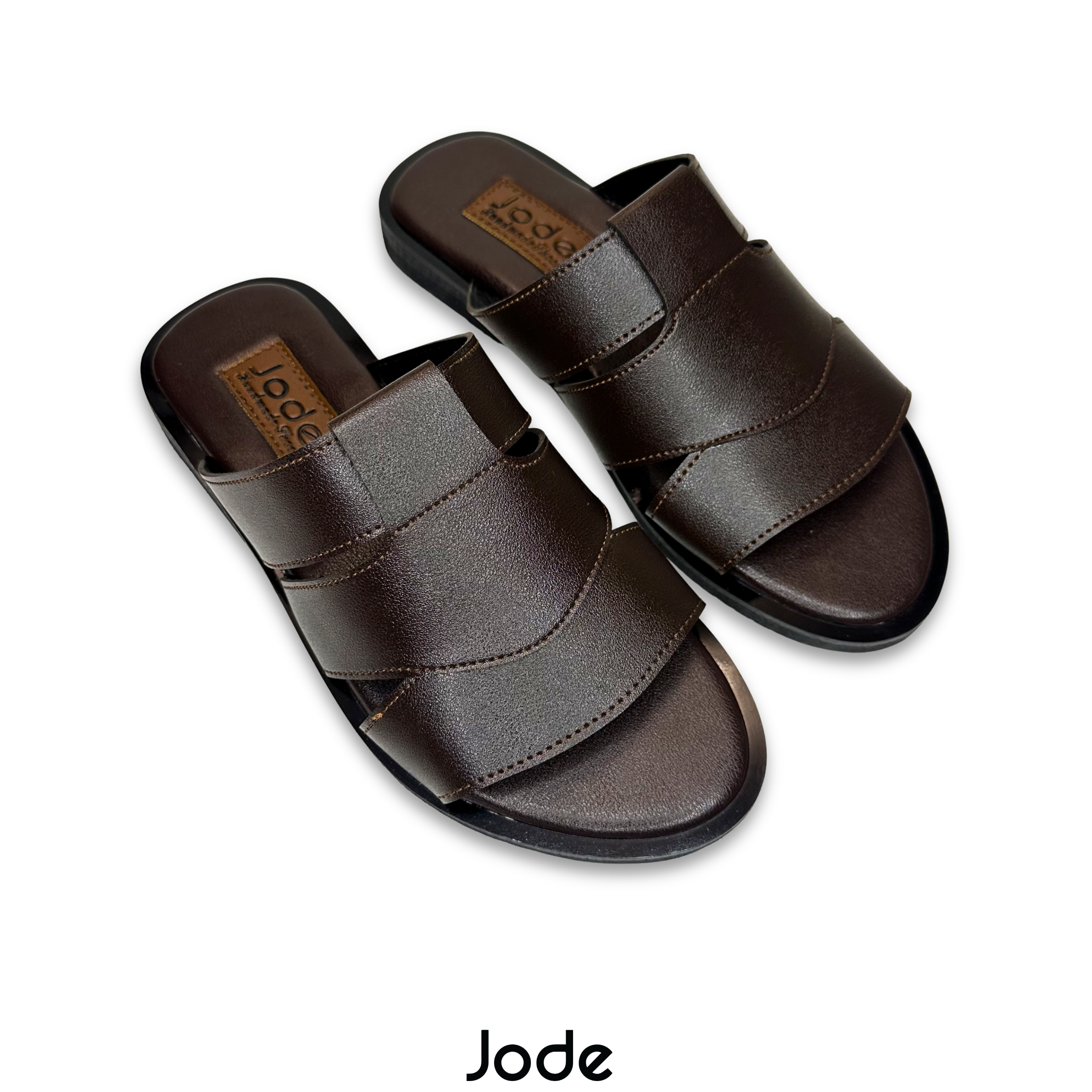 Brown plain leather 3 part designer edition