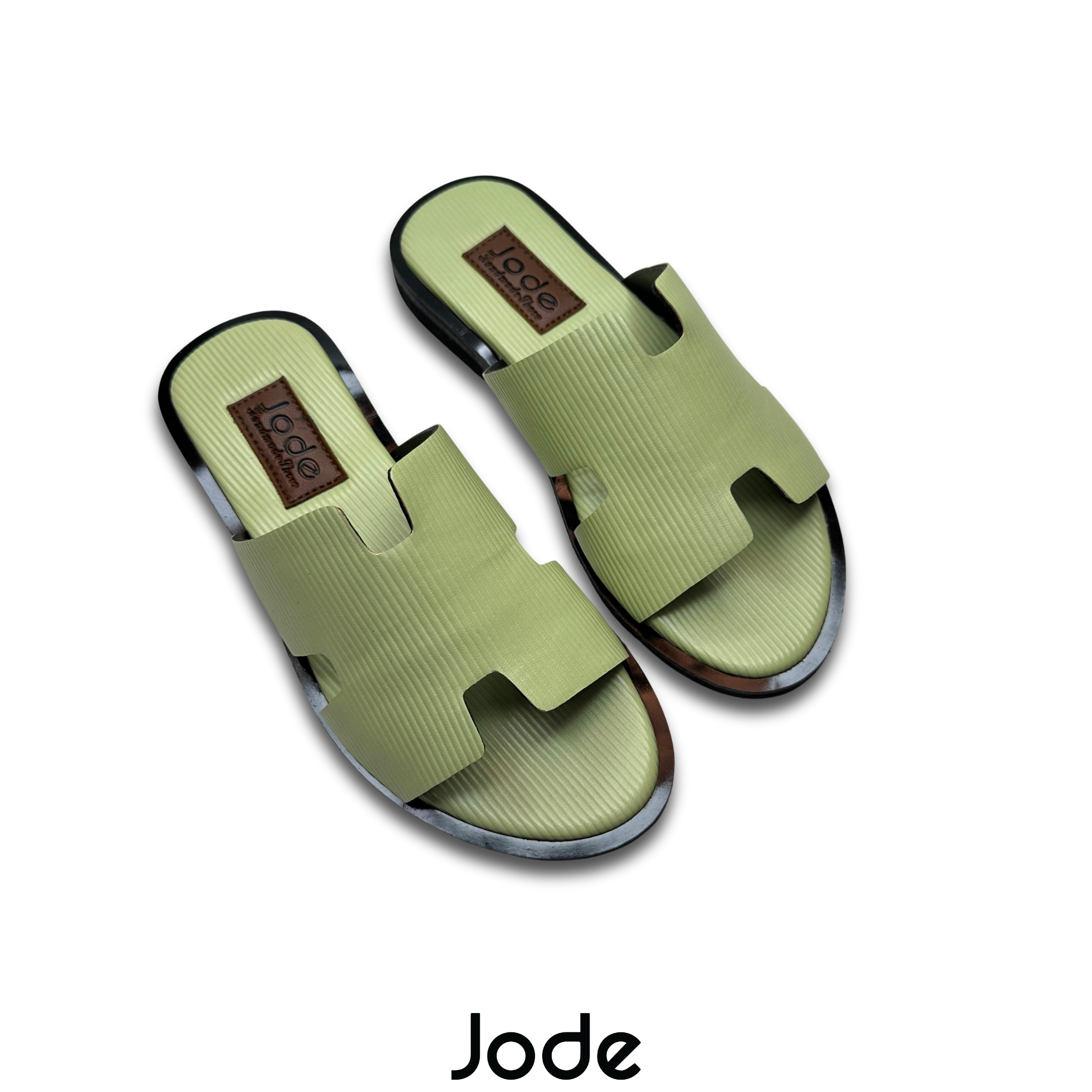 Light Green Hermes Slides