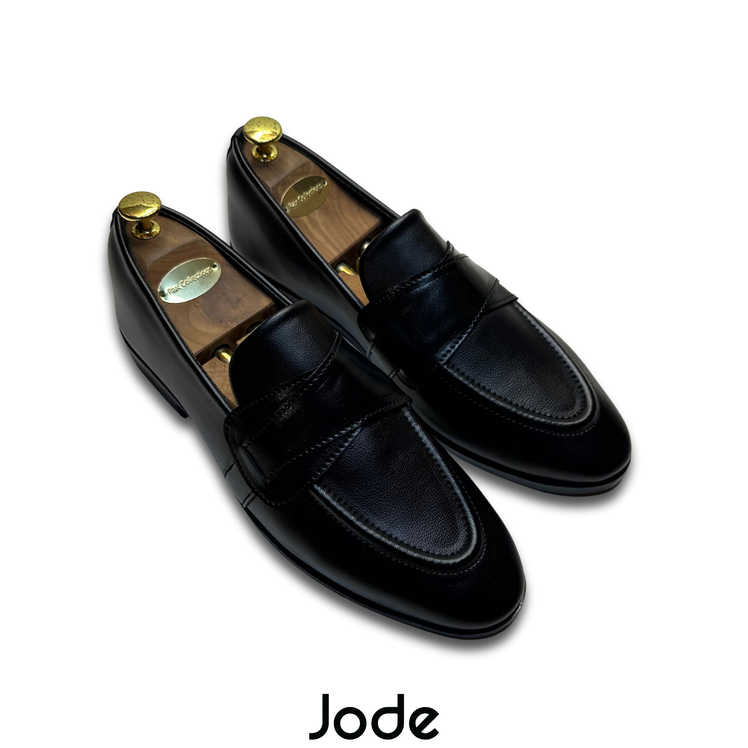Black plain leather designer edition