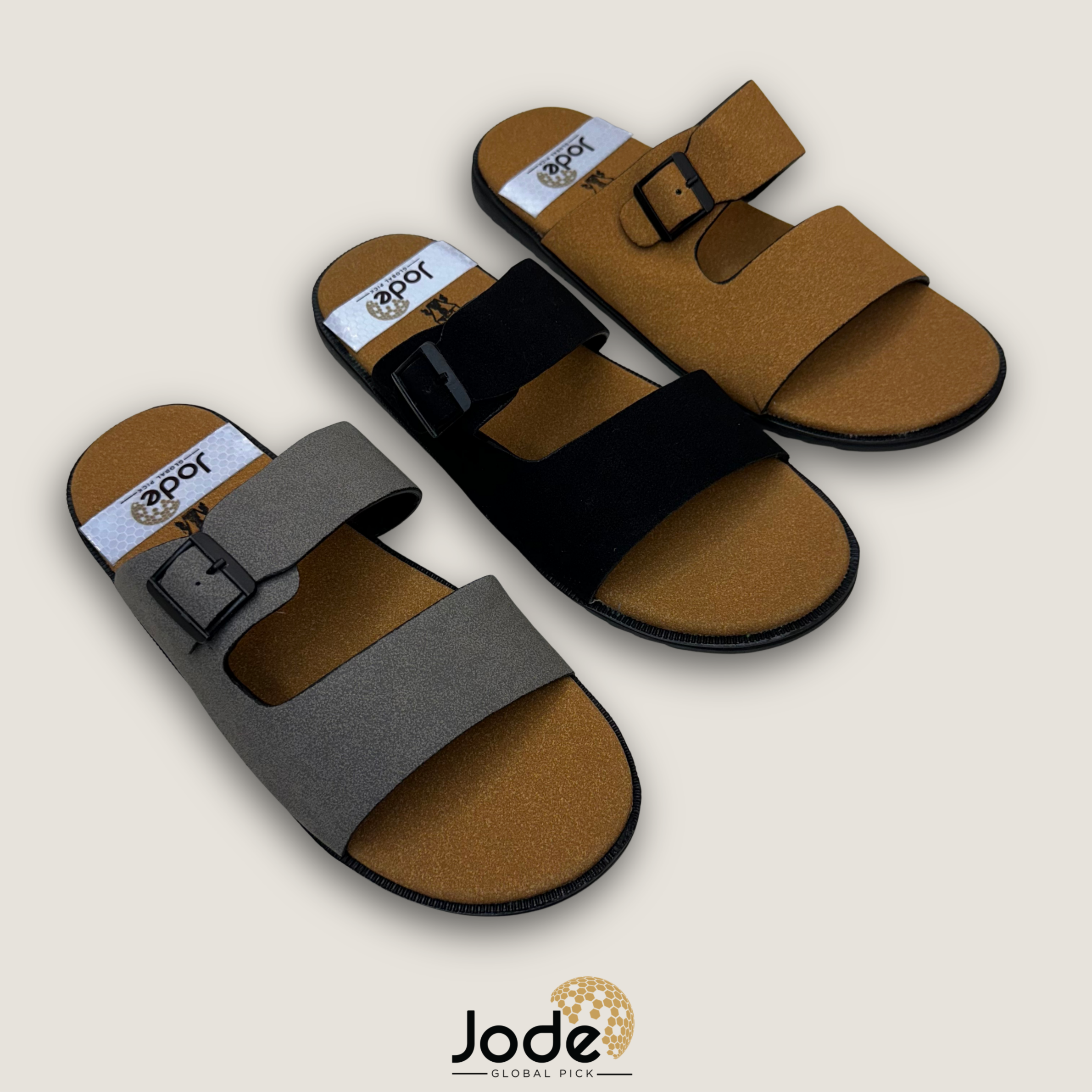 Dual Strap Buckled Slide