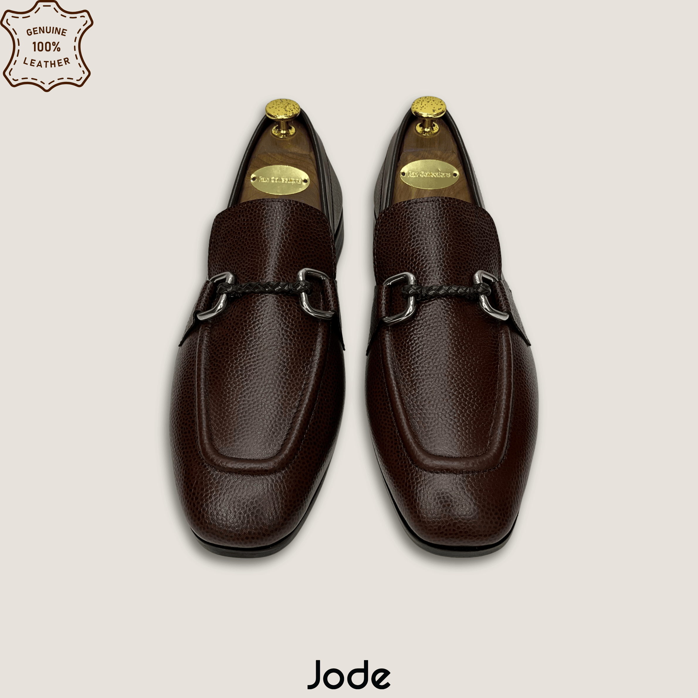 The Onyx Black & Textured Cocoa Horsebit - Image 4
