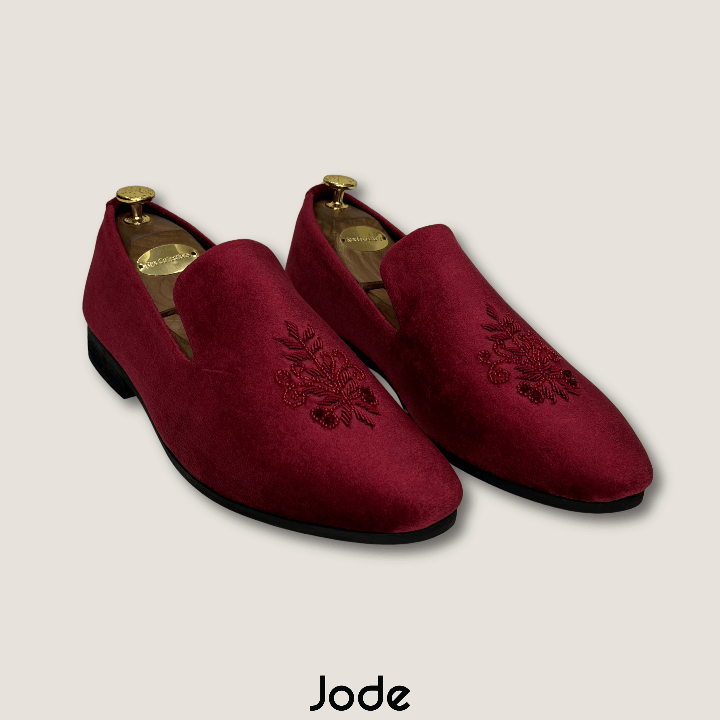 The Royal Maroon Floral Zardozi